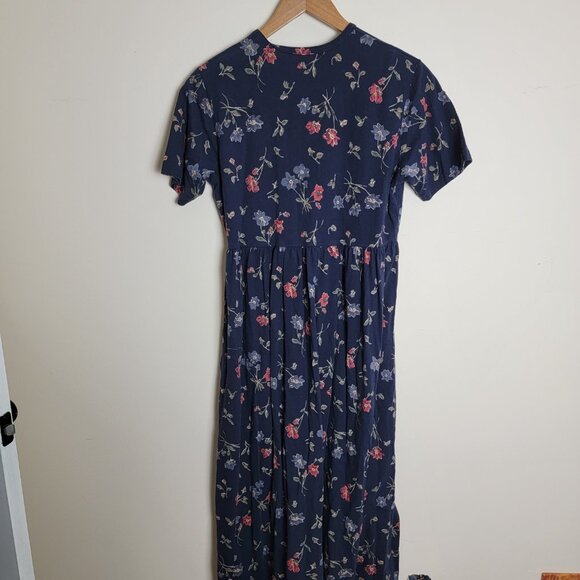 Eddie Bauer 100% Cotton Floral Print Maxi Dress Size Medium - Picture 4 of 4